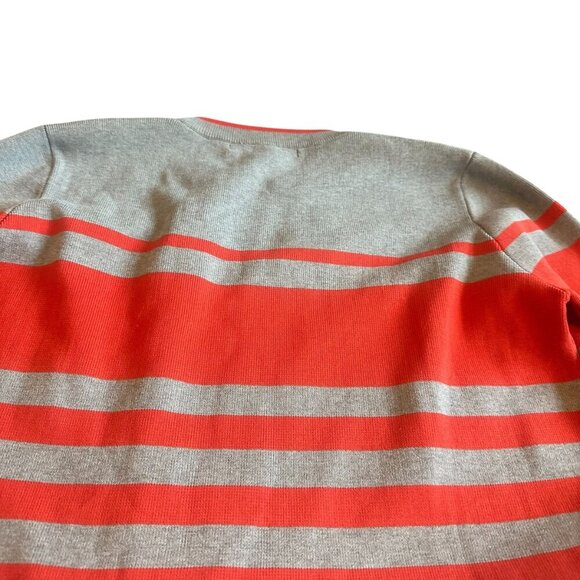 English Factory Grey Striped Sweater Dress Pullover Layered Size Large Women's - Picture 8 of 12